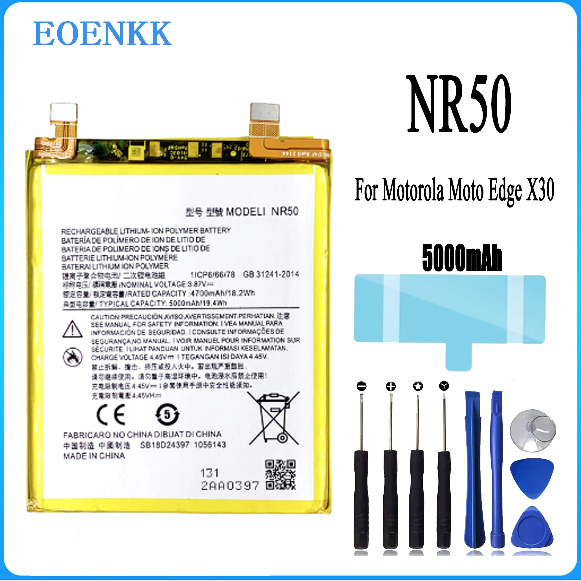 NR50 Battery for Motorola Moto Edge X30 X30 5G 2021 XT2201-2 Edge 30 Ultra Original Capacity Replacement Repair Part Mobile Phon
NR50 Battery for Motorola Moto Edge X30 X30 5G 2021 XT2201-2 Edge 30 Ultra Original Capacity Replacement Repair Part Mobile Phon