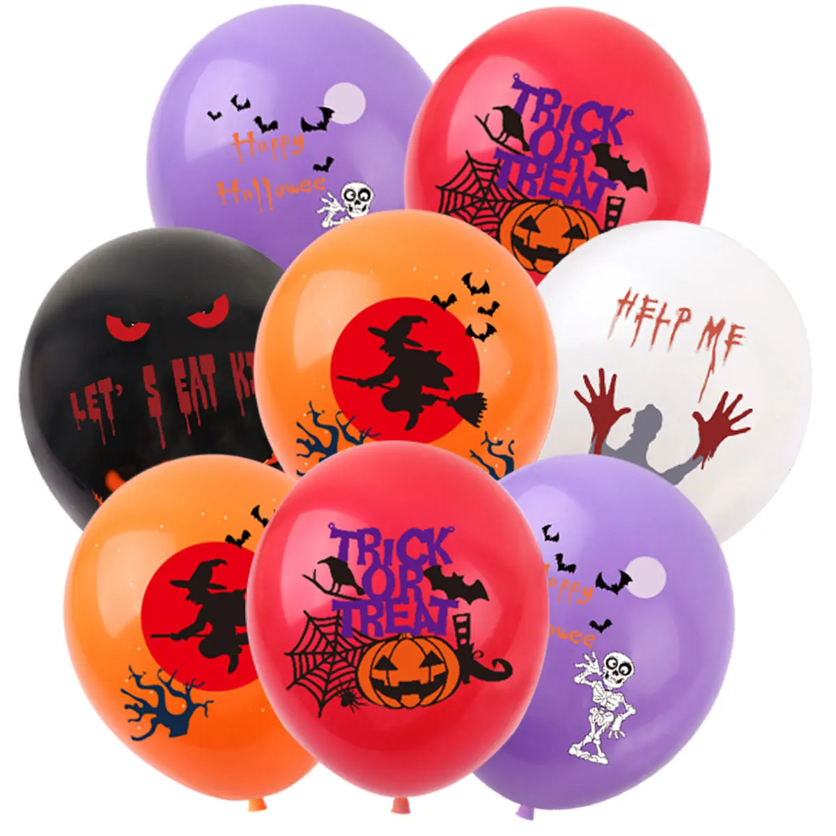 Halloween Party Balloon Set Pumpkin Horror Skull 12 inch Latex Balloon Decoration Supplies
Halloween Party Balloon Set Pumpkin Horror Skull 12 inch Latex Balloon Decoration Supplies