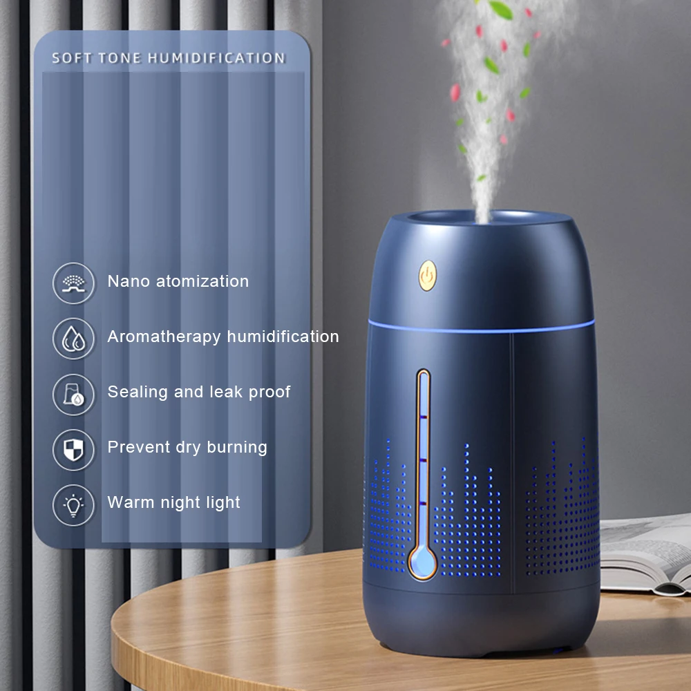 1.2L Humidifier Essential Oil Diffuser With Colorful Light Aroma Cool Mist Spray Aromatherapy Usb Quiet For Bedroom Office 
1.2L Humidifier Essential Oil Diffuser With Colorful Light Aroma Cool Mist Spray Aromatherapy Usb Quiet For Bedroom Office