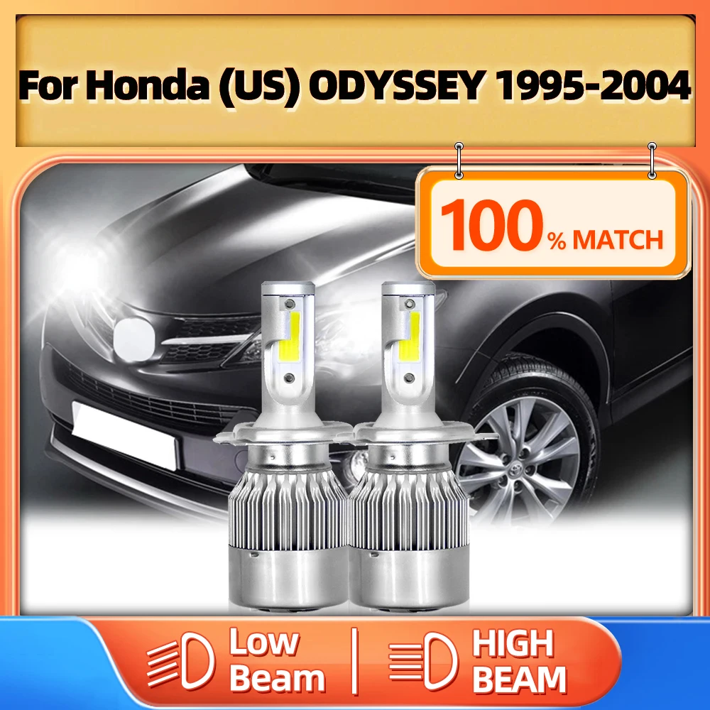 

Лампы для автомобильных фар, 6000 лм, 1995 K, 12 В, CSP-чип, автомобильная лампа для Honda (US) ODYSSEY 1997-1998, 1999, 2000, 2001, 2002, 2003, 2004