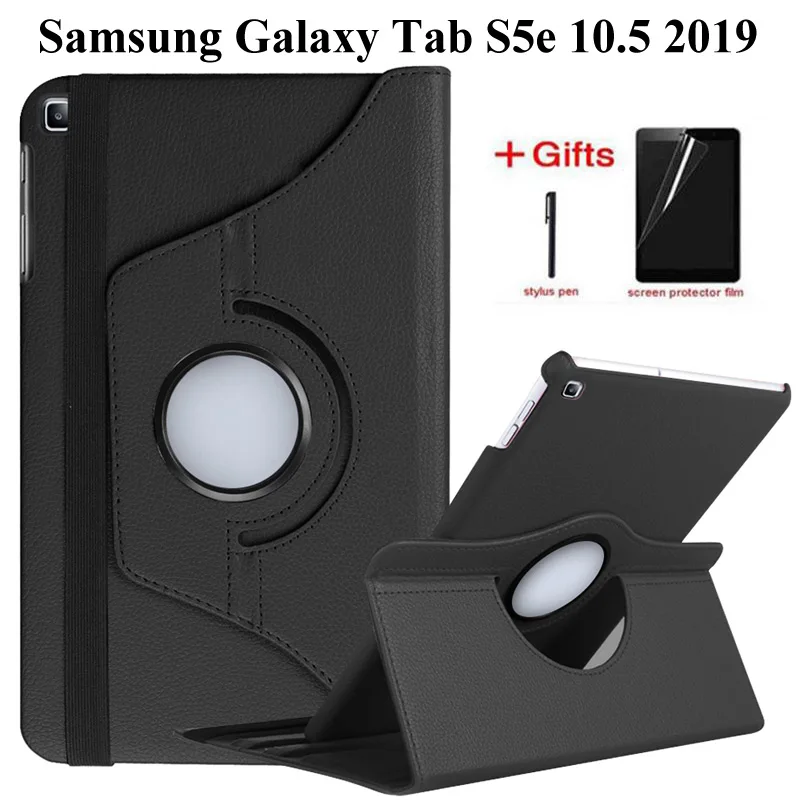 360 Вращающийся Стильный чехол для планшета 2019 дюйма Samsung Galaxy Tab S5E 10,5 дюйма SM-T720 T725, магнитные складные чехлы из искусственной кожи + пленка + ручка
360 Вращающийся Стильный чехол для планшета 2019 дюйма Samsung Galaxy Tab S5E 10,5 дюйма SM-T720 T725, магнитные складные чехлы из искусственной кожи + пленка + ручка