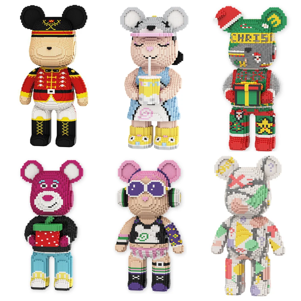 7200pcs Creative Geometry Bear Building Block One Piece Model Assembled Magic Nutcrackerbear Bricks Toys For Kids Birthday Gift
7200pcs Creative Geometry Bear Building Block One Piece Model Assembled Magic Nutcrackerbear Bricks Toys For Kids Birthday Gift