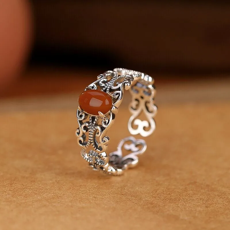 HX Guochao Nanhong Retro Shiny Face Ruyi Hollow Egg Face Ring Chinese Style All-Match Silver Ring Items with Sale
HX Guochao Nanhong Retro Shiny Face Ruyi Hollow Egg Face Ring Chinese Style All-Match Silver Ring Items with Sale