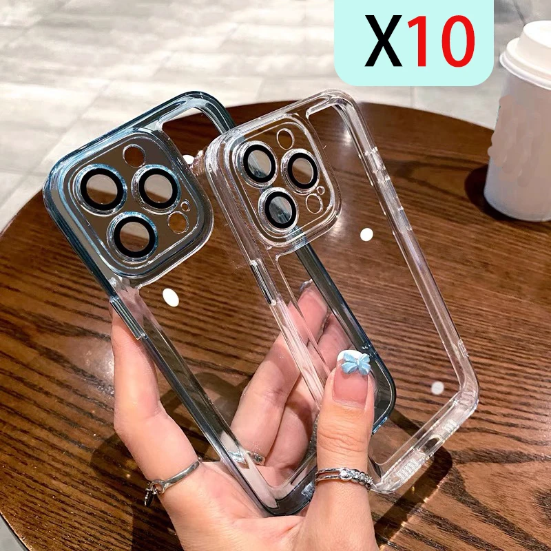 2022 New Luxury Camera Lens Protection Clear Phone Case For Iphone 13 Pro Max 11 12 Shockproof Cover arylic color Fundas 10pcs
2022 New Luxury Camera Lens Protection Clear Phone Case For Iphone 13 Pro Max 11 12 Shockproof Cover arylic color Fundas 10pcs