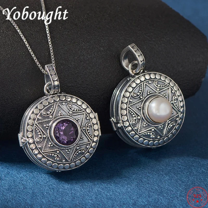 S925 sterling silver pendants for Women New Fashion freshwater pearl amethyst openable ancient gau-- box jewelry free shipping
S925 sterling silver pendants for Women New Fashion freshwater pearl amethyst openable ancient gau-- box jewelry free shipping