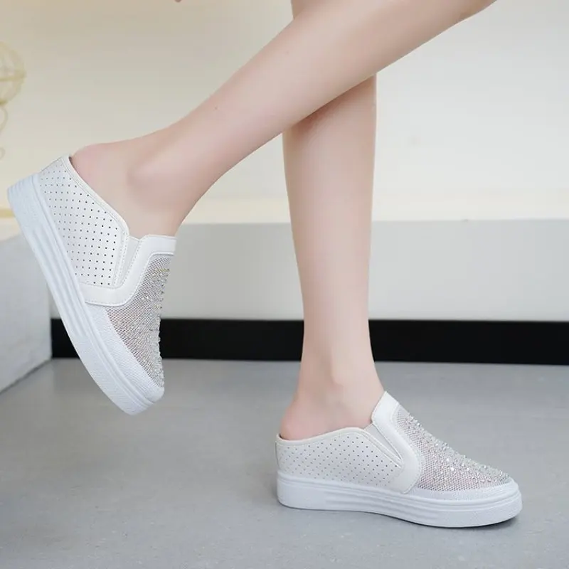 Women Mesh Shoes 2023 Spring Summer Wedges Shoes for Women Black White Breathable Lace Flower Women White slippers Plus Size 41
Women Mesh Shoes 2023 Spring Summer Wedges Shoes for Women Black White Breathable Lace Flower Women White slippers Plus Size 41