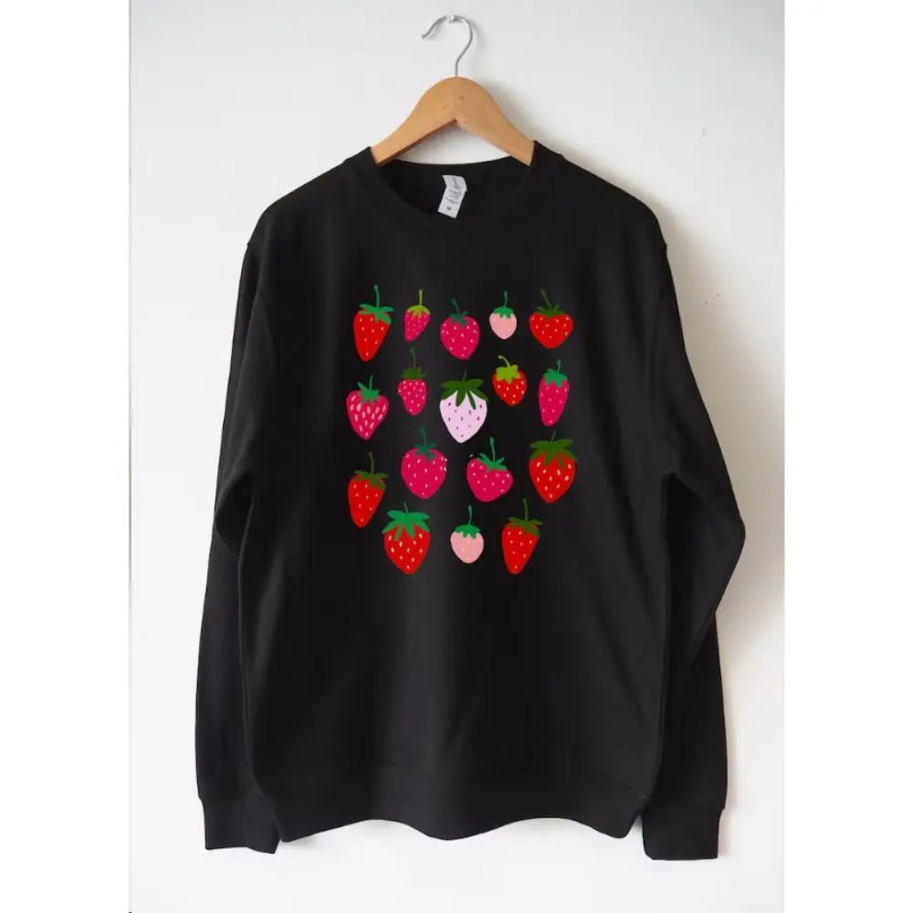 Strawberry Sweatshirt Soft Clothing Strawberry Shirt Fruit Cottage Printed Hoodies O-neck Tops Pullover Luxury Designer Sweater
Strawberry Sweatshirt Soft Clothing Strawberry Shirt Fruit Cottage Printed Hoodies O-neck Tops Pullover Luxury Designer Sweater