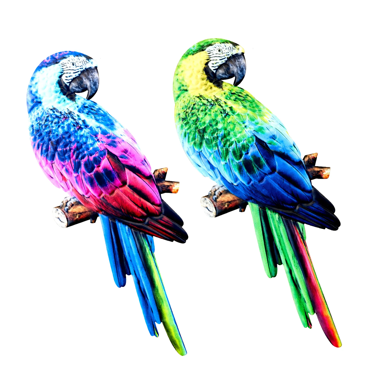 2pcs Waterproof Parrot Ornament 3D Indoor Outdoor Easy Installation Durable Garden Decor Cute Wall Hanging Animal Sculpture 
2pcs Waterproof Parrot Ornament 3D Indoor Outdoor Easy Installation Durable Garden Decor Cute Wall Hanging Animal Sculpture