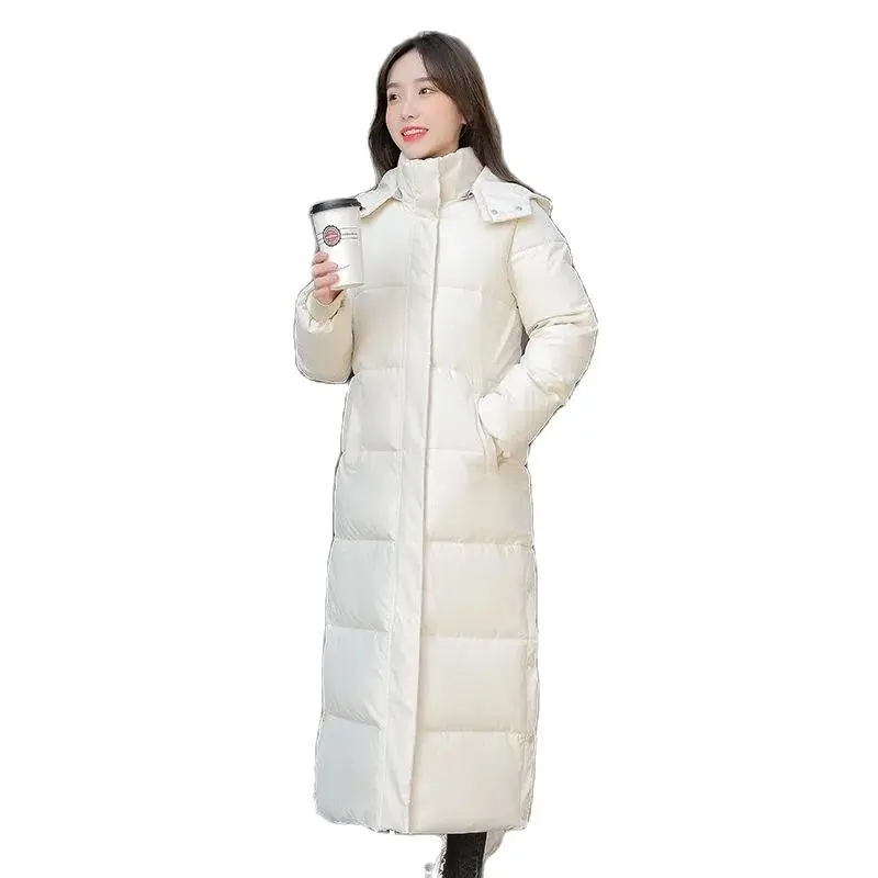 Fashion Down Coat Women's Long Autumn And Winter New Loose Large Size Hooded Warm Coat Women
Fashion Down Coat Women's Long Autumn And Winter New Loose Large Size Hooded Warm Coat Women