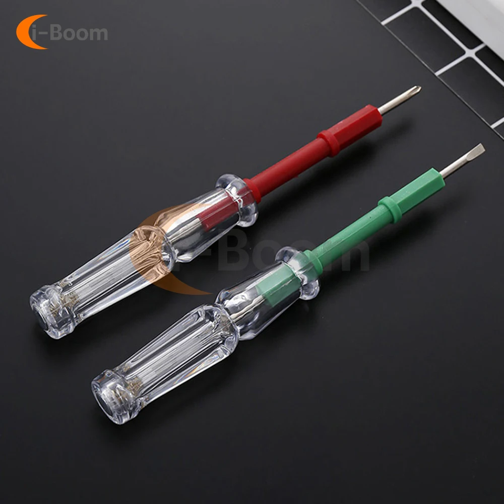 

AC/DC100-500V Electricity Test Pen Voltage Detector Double-Headed Removable Screwdriver Electrical Instruments Circuit Tester