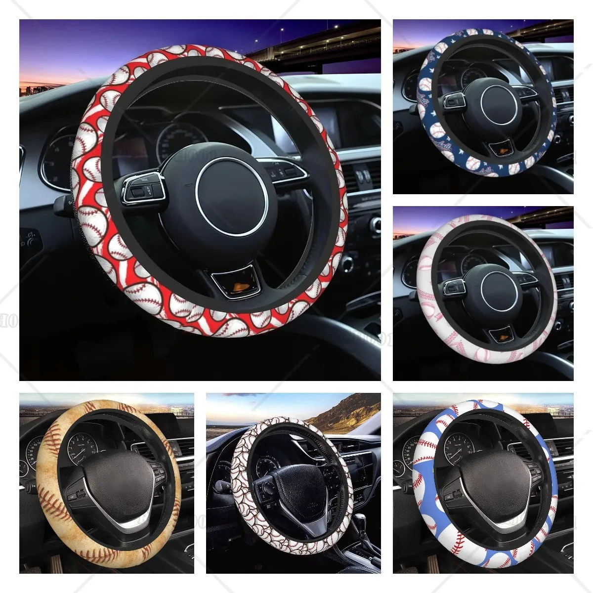 Baseball Car Steering Wheel Cover for Women Men Universal 15 Inches Anti-Slip Breathable Auto SUV Accessories Wheel Cover 
Baseball Car Steering Wheel Cover for Women Men Universal 15 Inches Anti-Slip Breathable Auto SUV Accessories Wheel Cover