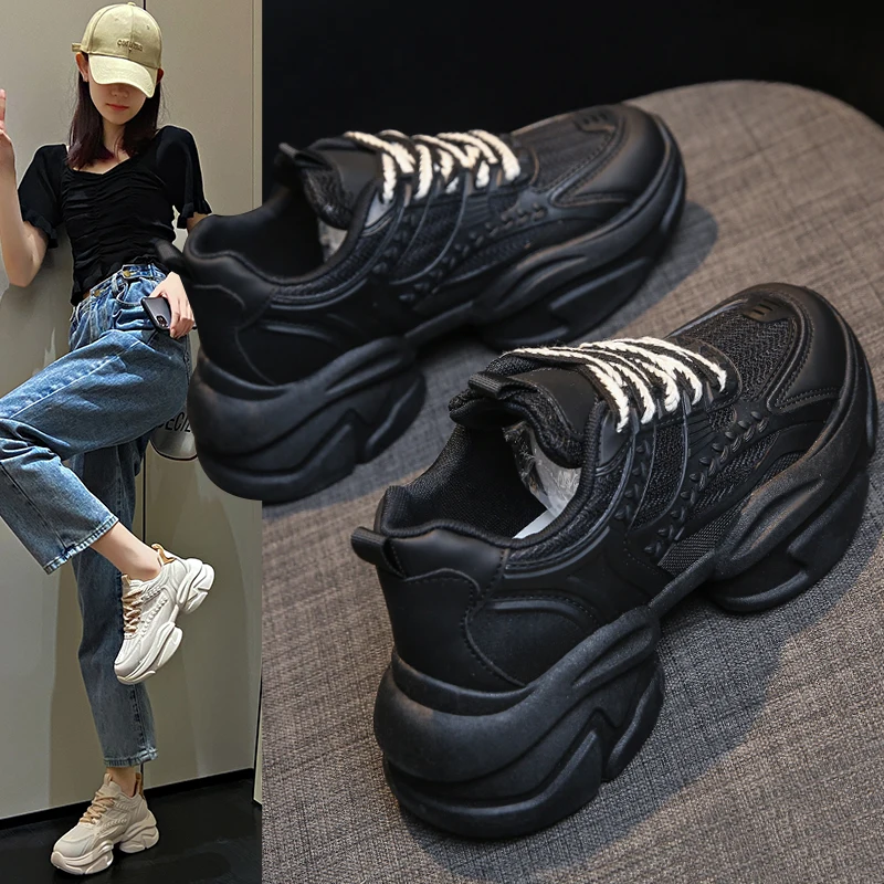 Damyuan Women Breathable Casual Running Shoes Fashion Trendy Sneakers Classic Non-slip Walking Shoes Female Heightening Footwear
Damyuan Women Breathable Casual Running Shoes Fashion Trendy Sneakers Classic Non-slip Walking Shoes Female Heightening Footwear