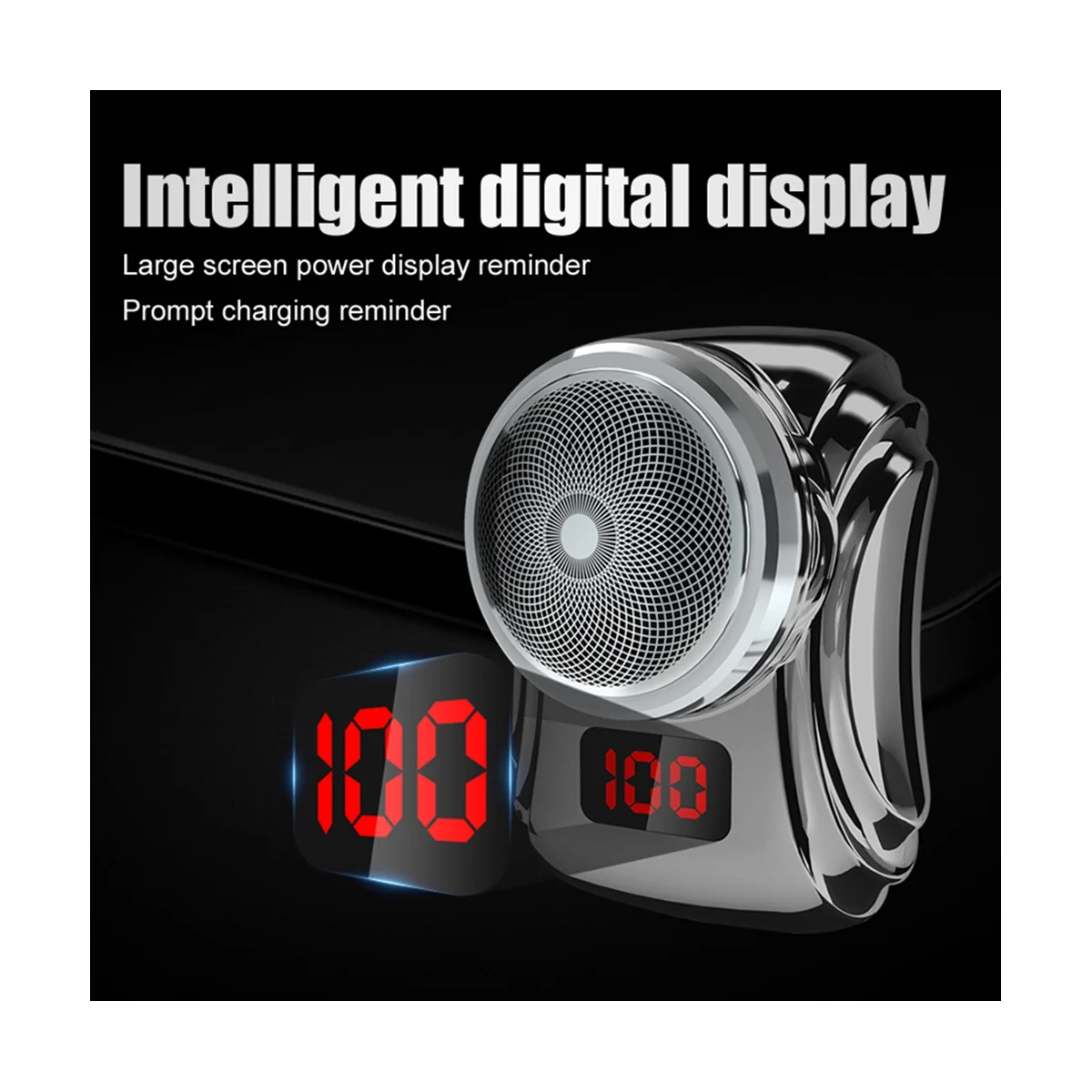 Electric Shaver USB Rechargeable Digital Display Shaver Mini Portable Multifunctional Travel Men's Razors Waterproof-A
Electric Shaver USB Rechargeable Digital Display Shaver Mini Portable Multifunctional Travel Men's Razors Waterproof-A