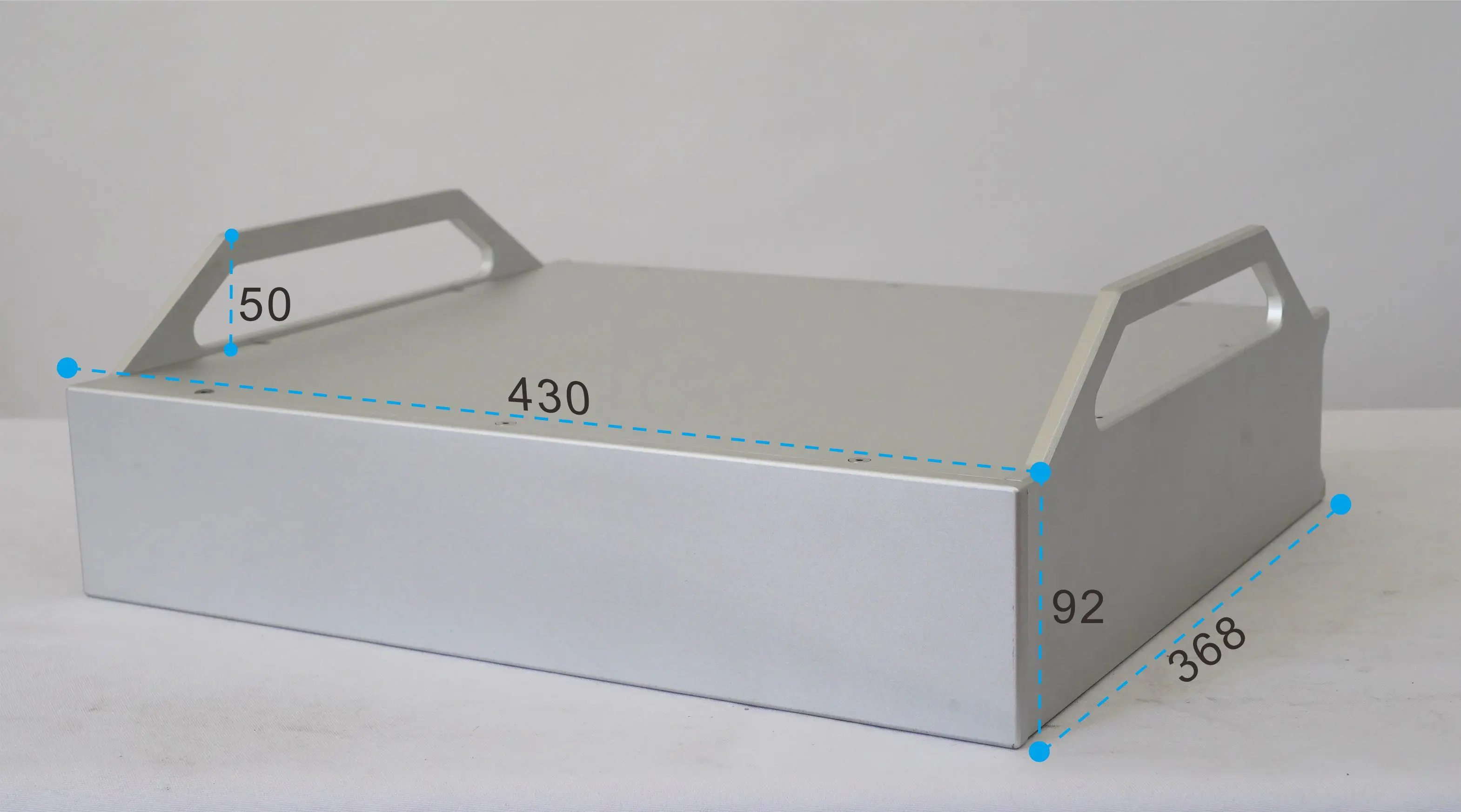 Full aluminum integral handle tube power amplifier chassis amp DIY silver Shell Enclosure Housing 4314H
Full aluminum integral handle tube power amplifier chassis amp DIY silver Shell Enclosure Housing 4314H