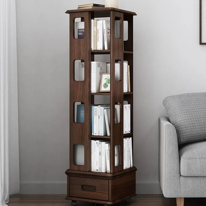 Rotating bookshelf, 360 degree bookshelf, simple storage desktop, solid wood small bookshelf, living room
Rotating bookshelf, 360 degree bookshelf, simple storage desktop, solid wood small bookshelf, living room