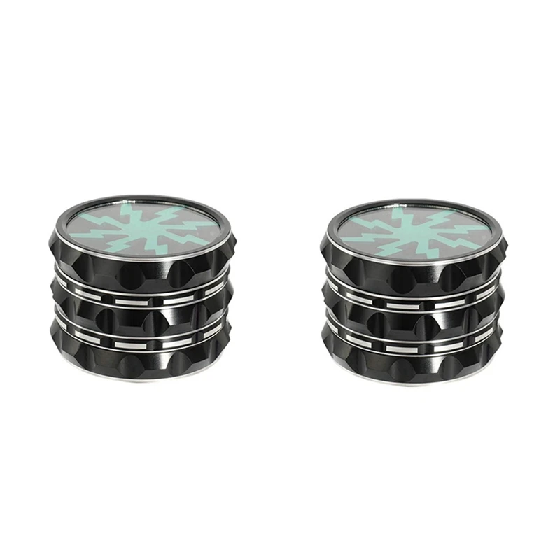 2X 2.5 Inch Grinder Aluminium Black Manual Grinder Spices Grinder Salt & Pepper Grinder
2X 2.5 Inch Grinder Aluminium Black Manual Grinder Spices Grinder Salt & Pepper Grinder