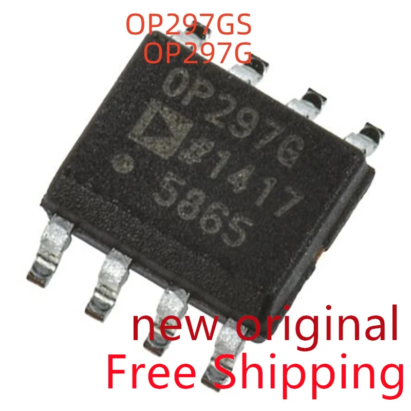 

Free Shipping 10piece OP297GSZ OP297G packaged SOIC-8 chip universal operational amplifier chip New original