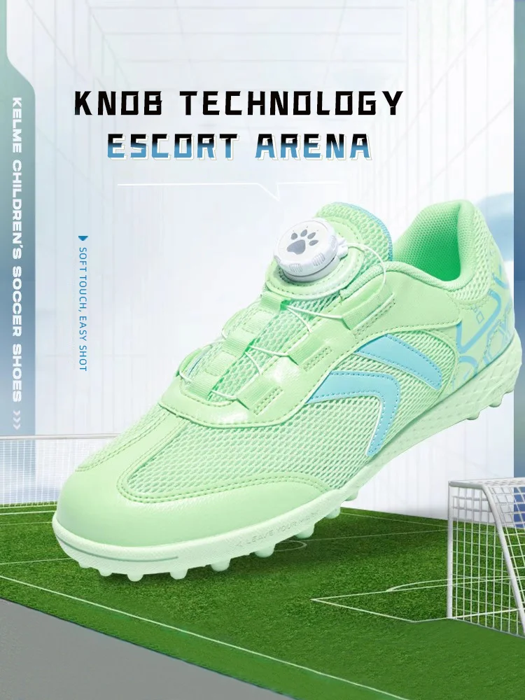 

KELME Men TF Training Soccer Shoes Rotating Buttons Football Boots Cushioning Sports Training Football Shoes 8422ZX3644