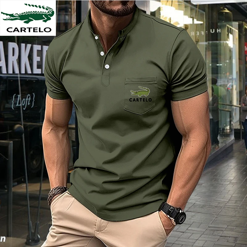 Men's high quality cotton embroidered Polo shirt 2023 Summer short sleeve T-shirt Business casual Polo shirt men's S-3XL
Men's high quality cotton embroidered Polo shirt 2023 Summer short sleeve T-shirt Business casual Polo shirt men's S-3XL