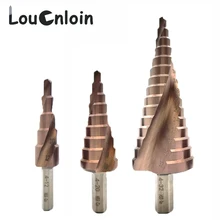 4-32mm 5% M35 Cobalt Step Drill Bit Set Tapered HSS-CO HSS Drill Bit Kit Spiral Groove Triangle Shank for Stainless Steel Iron
4-32mm 5% M35 Cobalt Step Drill Bit Set Tapered HSS-CO HSS Drill Bit Kit Spiral Groove Triangle Shank for Stainless Steel Iron