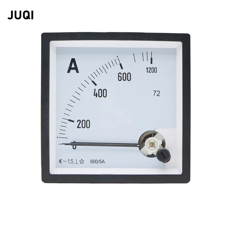 SQ-72 AC Ampere Meter 2 times overload type 50/5A 100/5A 500/5A range analog Ammeter gauge panel 72x72mm
SQ-72 AC Ampere Meter 2 times overload type 50/5A 100/5A 500/5A range analog Ammeter gauge panel 72x72mm