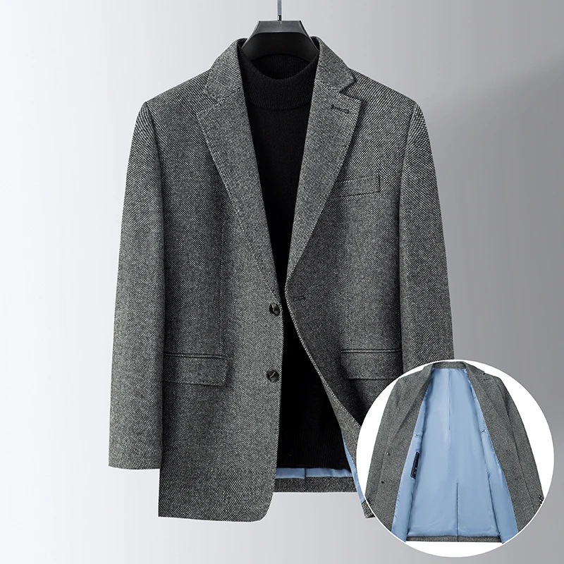 2023-New Men's Fashion Business Gentleman English Style Comfortable Wool Cashmere Trend Casual Handsome Slim Wedding Blazer
2023-New Men's Fashion Business Gentleman English Style Comfortable Wool Cashmere Trend Casual Handsome Slim Wedding Blazer