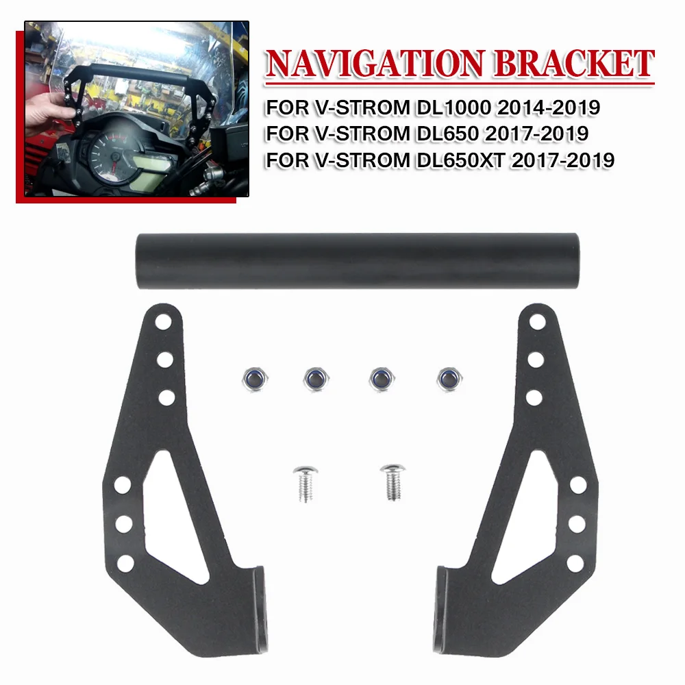 Motorcycle Navigation Phone Mount Bracket For SUZUKI DL650 DL650XT 2017-2019 V-Strom DL1000 2014-2019 V-Strom1000 V-Strom650/XT
Motorcycle Navigation Phone Mount Bracket For SUZUKI DL650 DL650XT 2017-2019 V-Strom DL1000 2014-2019 V-Strom1000 V-Strom650/XT