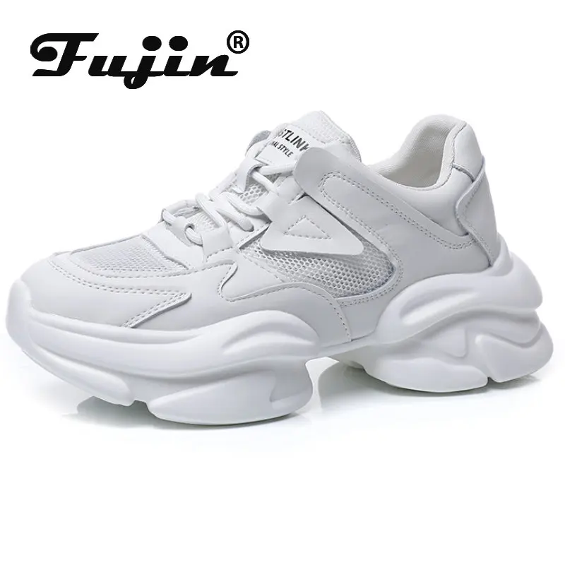 Fujin 7cm Natural New Genuine Leather Air Mesh Summer Comfy Summer Platform Wedge Chunky Sneakers Vulcanize Loafer Lace Up Shoes
Fujin 7cm Natural New Genuine Leather Air Mesh Summer Comfy Summer Platform Wedge Chunky Sneakers Vulcanize Loafer Lace Up Shoes