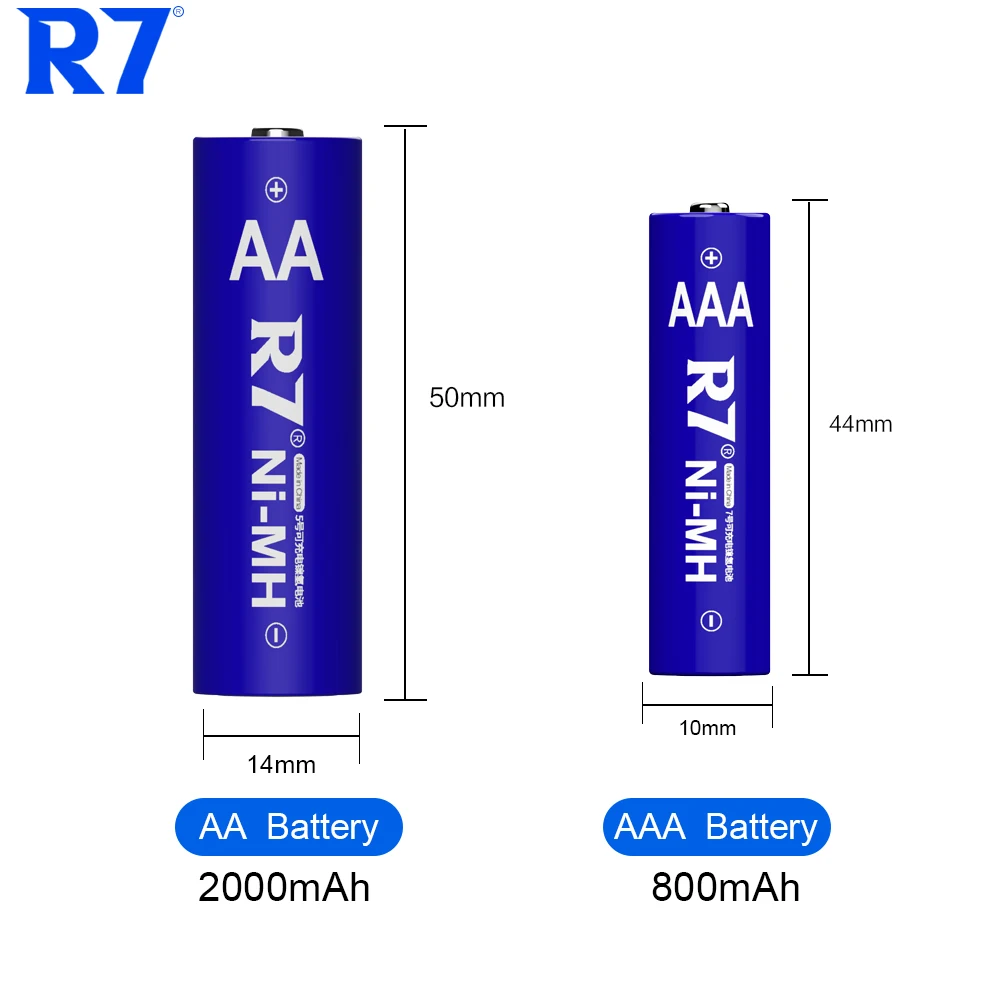R7 1.2V AA 2000mAh Rechargebale Batteries+AAA Battery 800mAh Ni-MH battery and AA/AAA Batteries charger aa aaa
R7 1.2V AA 2000mAh Rechargebale Batteries+AAA Battery 800mAh Ni-MH battery and AA/AAA Batteries charger aa aaa