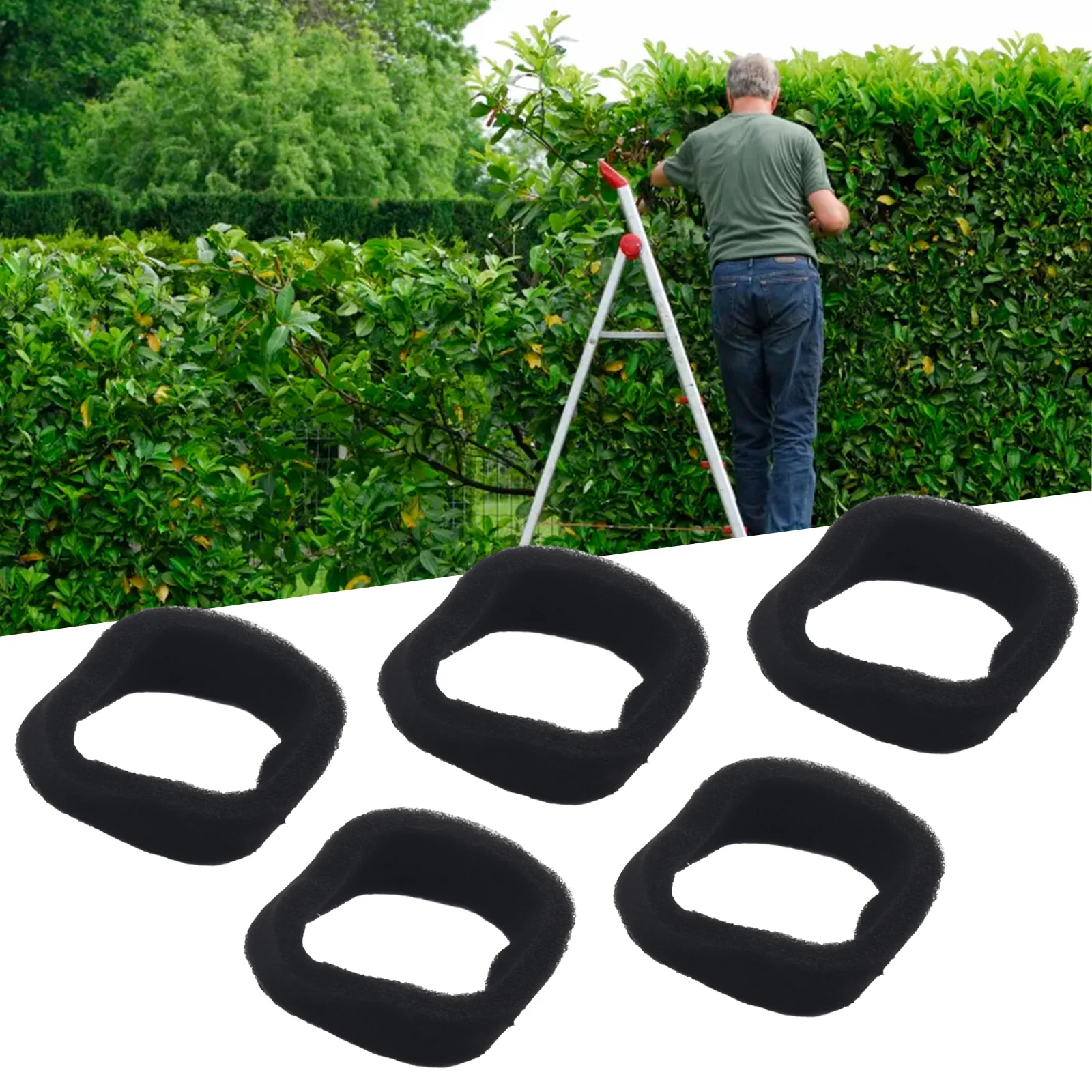 Brand New High Quality Practical Filter Sponge Parts Fits For Various Strimmers Spare Sponge 50mmX43mm 5Pcs Accessories
Brand New High Quality Practical Filter Sponge Parts Fits For Various Strimmers Spare Sponge 50mmX43mm 5Pcs Accessories