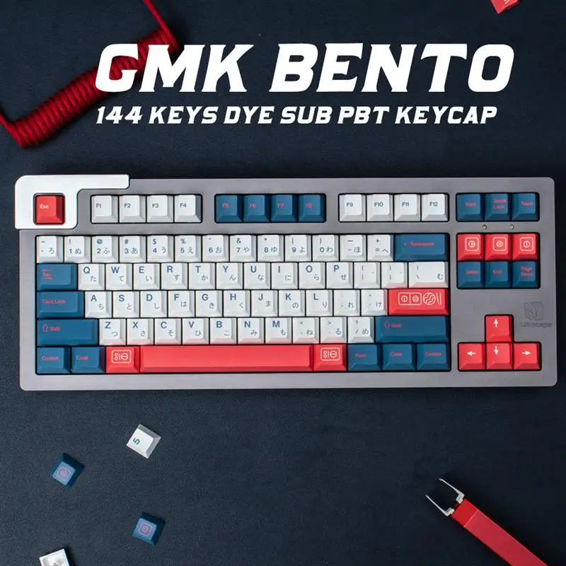 GMK Bento 144 Keys Cherry Profile DYE-SUB Keycap Japanese Custom Personality Keycaps For Mechanical Keyboard 104/87/61/68/
GMK Bento 144 Keys Cherry Profile DYE-SUB Keycap Japanese Custom Personality Keycaps For Mechanical Keyboard 104/87/61/68/