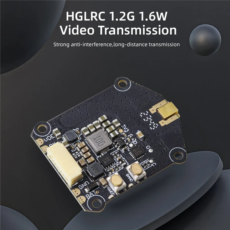 HGLRC 1,2G 1,6 W VTX модуль 9CH 2-6S LiPo для FPV большого радиуса действия DIY части
HGLRC 1,2G 1,6 W VTX модуль 9CH 2-6S LiPo для FPV большого радиуса действия DIY части