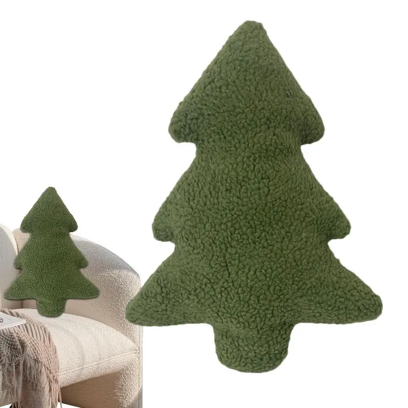 

Подушка для рождественской елки, подушки для поясницы в форме рождественской елки, милые декоративные подушки для спальни, гостиной, дома
