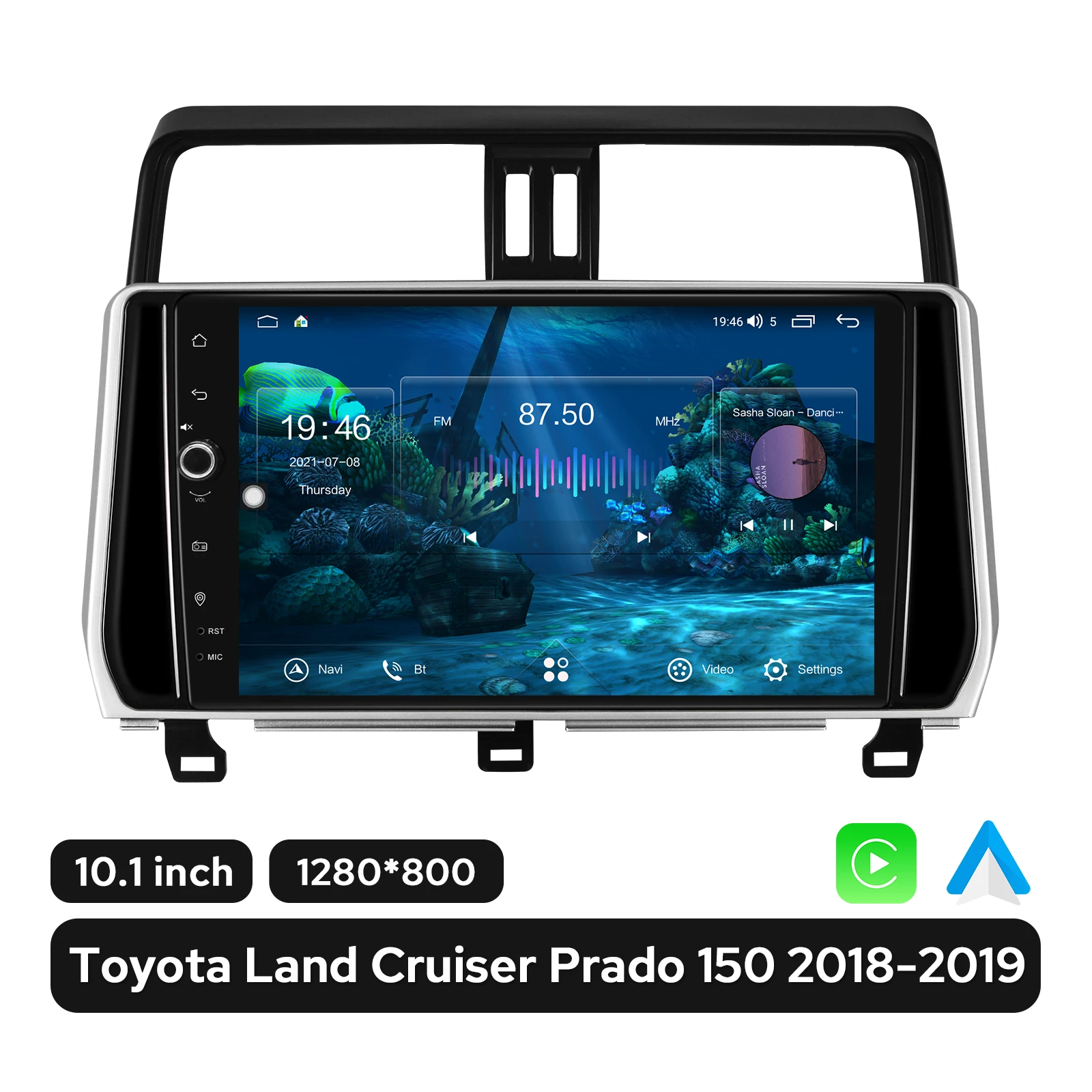 Автомобильный радиоприемник JOYING Plug and Play, 10,1 дюймов, Android, стерео, GPS-навигация, мультимедийный плеер для Toyota Land Cruiser Prado 150 2018-2019
Автомобильный радиоприемник JOYING Plug and Play, 10,1 дюймов, Android, стерео, GPS-навигация, мультимедийный плеер для Toyota Land Cruiser Prado 150 2018-2019