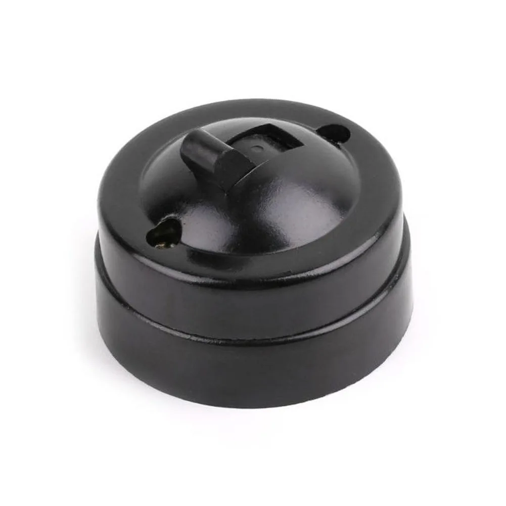 Single Control Switch Wall Mounted Easy Install Home Decoration Light Switch Retro Retro Style 1PC 220-250V Black Durable
Single Control Switch Wall Mounted Easy Install Home Decoration Light Switch Retro Retro Style 1PC 220-250V Black Durable