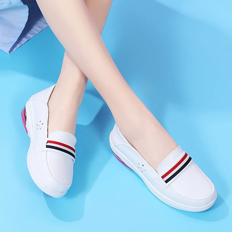 2022 Autumn and Winter New Air Cushion Loafers Women Soft-soled Breathable Shoes Fashionable All-match White Shoes 41
2022 Autumn and Winter New Air Cushion Loafers Women Soft-soled Breathable Shoes Fashionable All-match White Shoes 41