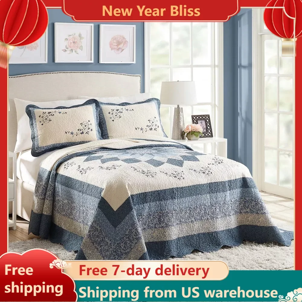 

Queen Bedspreads for Bed Cover Charlotte Bedspread Blue Bedspreads & Coverlets Couple Bed Quilt the Double Plaid Covers Home