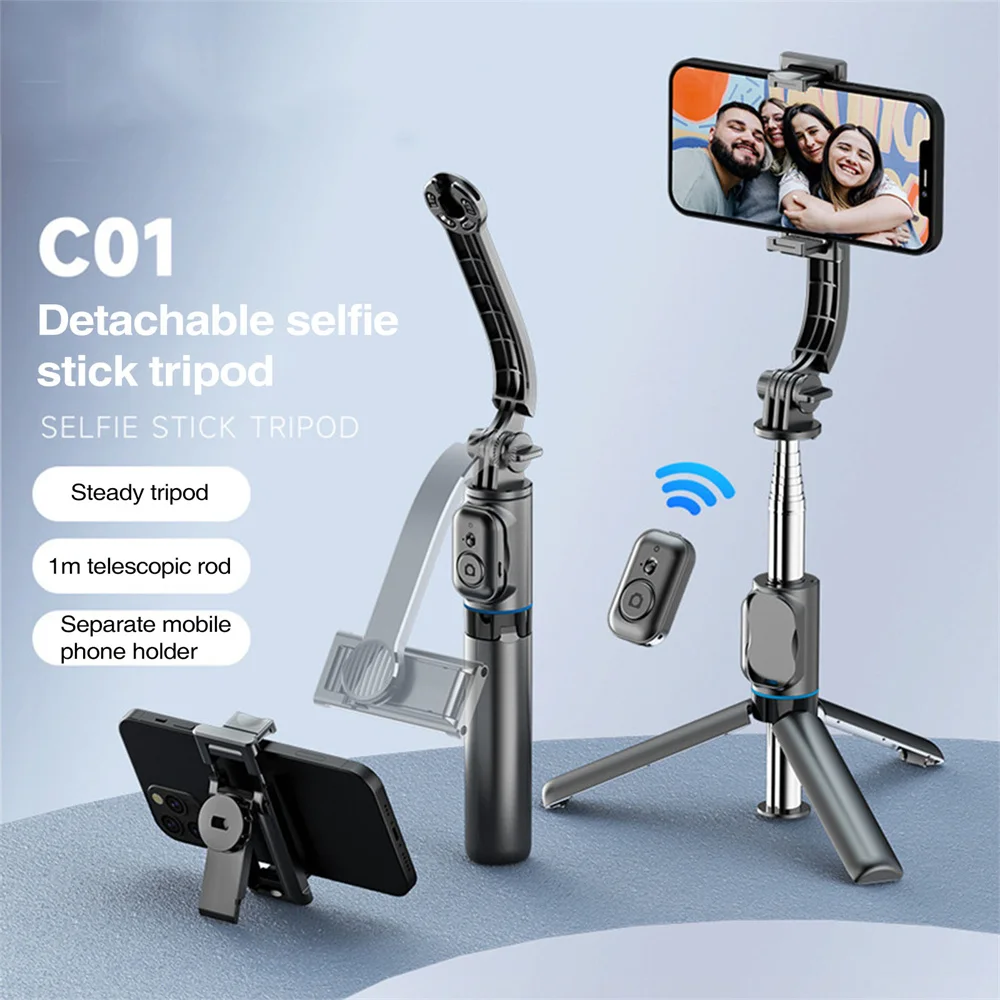 New 3 in 1 Selfie Stick Tripod Wireless Bluetooth Cell Phone Holder Handheld for iPhone Samsung Huawei Phone Shooting Video Vlog
New 3 in 1 Selfie Stick Tripod Wireless Bluetooth Cell Phone Holder Handheld for iPhone Samsung Huawei Phone Shooting Video Vlog
