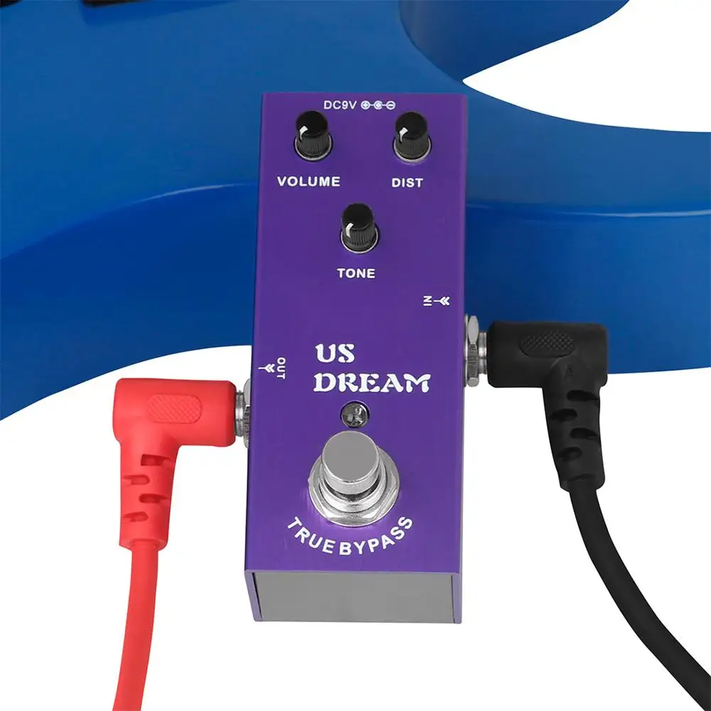 AN-03 Electric Guitar Effects Pedal Mini Stereo Analog Distortion Guitar Pedal With True Bypass Portable Metal Shell
AN-03 Electric Guitar Effects Pedal Mini Stereo Analog Distortion Guitar Pedal With True Bypass Portable Metal Shell