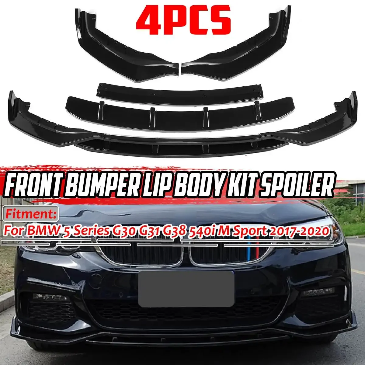 4 шт., автомобильный передний бампер для BMW 5 серии G30 G31 G38 540i M Sport 2017-2020
4 шт., автомобильный передний бампер для BMW 5 серии G30 G31 G38 540i M Sport 2017-2020