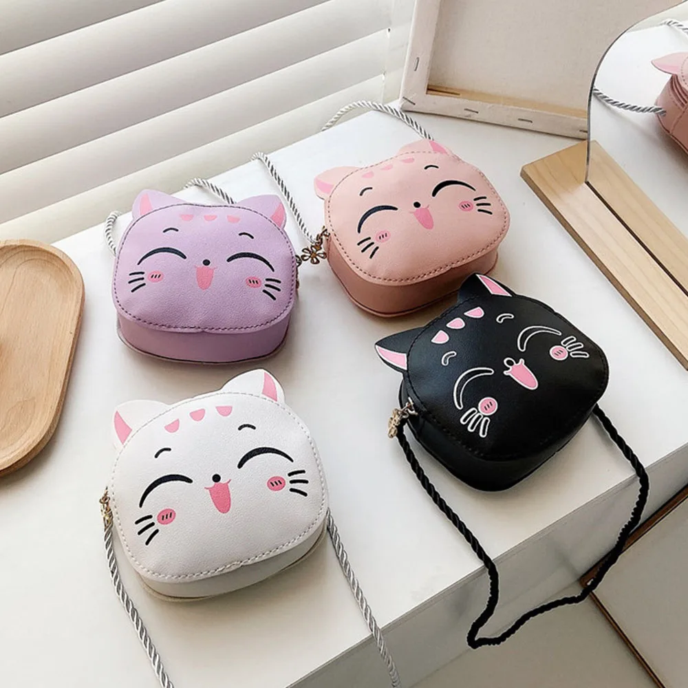 Creative Mini Crossbody Bag for Children Cute Cartoon Cat Baby Girls Shoulder Bags Boys Kids Small Coin Purse Handbags Wallet
Creative Mini Crossbody Bag for Children Cute Cartoon Cat Baby Girls Shoulder Bags Boys Kids Small Coin Purse Handbags Wallet