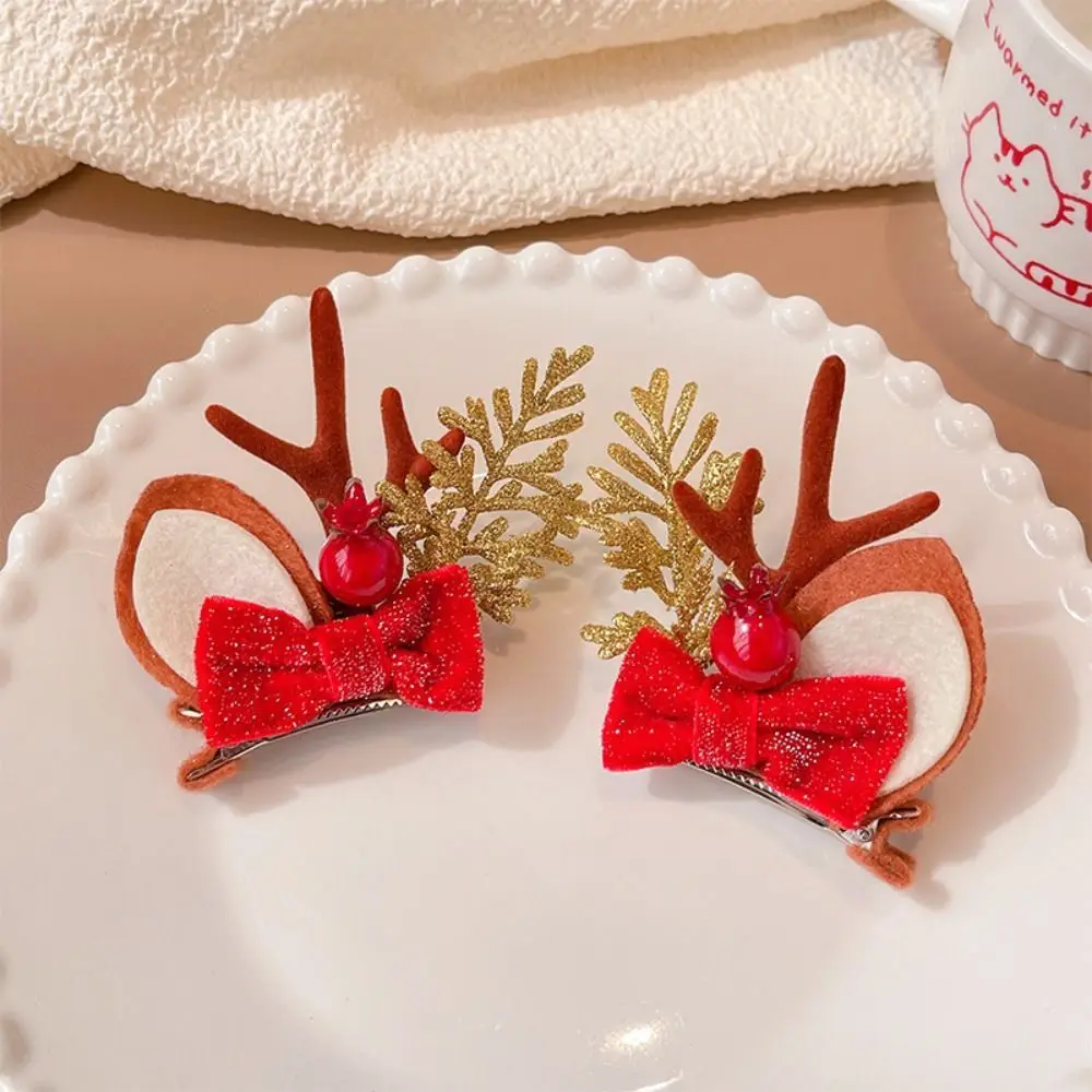 Han Clothes Accessories Antler Hairpin Flower Duckbill Clip Christmas Hair Clip Bow Hair Decoration Deer Horn HeadWear Perform
Han Clothes Accessories Antler Hairpin Flower Duckbill Clip Christmas Hair Clip Bow Hair Decoration Deer Horn HeadWear Perform