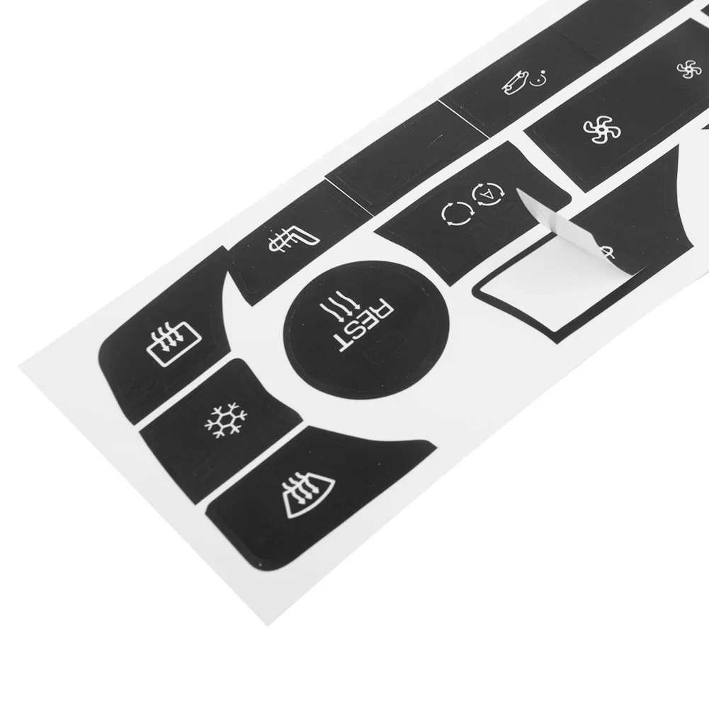 Kit Sticker Climate Control AC Climate Button Control High Grade Vinyl Knob Sticker Repair Kit Brand New Newest
Kit Sticker Climate Control AC Climate Button Control High Grade Vinyl Knob Sticker Repair Kit Brand New Newest
