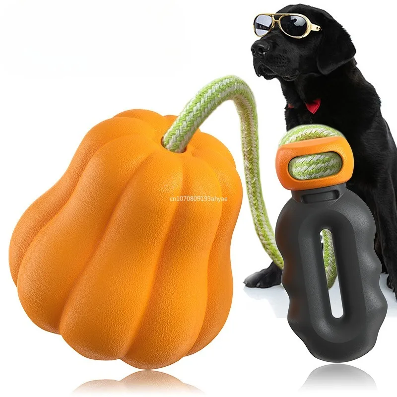 

Dog Chew Toys for Aggressive Chewers Heavy Duty Dental Dog Pumpkin Indestructible Puppy Teething Chew Tug Toy Товары Для Собак