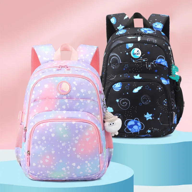 Elementary School Student Schoolbag Cute Cartoon Oxford Cloth Breathable Lightweight Backpack Large Capacity Double Shoulder Bag
Elementary School Student Schoolbag Cute Cartoon Oxford Cloth Breathable Lightweight Backpack Large Capacity Double Shoulder Bag
