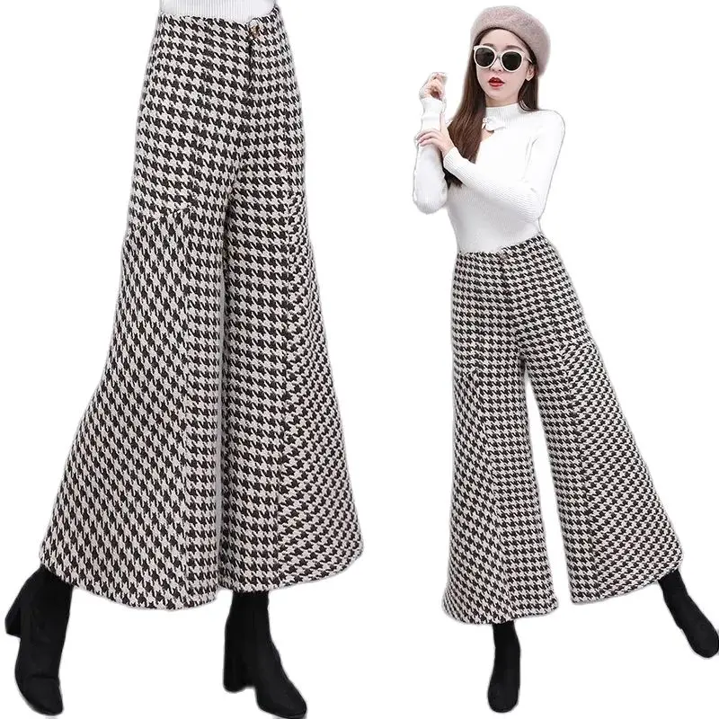 Woolen Nine-Point Pants Autumn And Winter 2023 New Thickening Loose And Thin All-Match Korean Version Drape Wide-Leg Pants Women
Woolen Nine-Point Pants Autumn And Winter 2023 New Thickening Loose And Thin All-Match Korean Version Drape Wide-Leg Pants Women