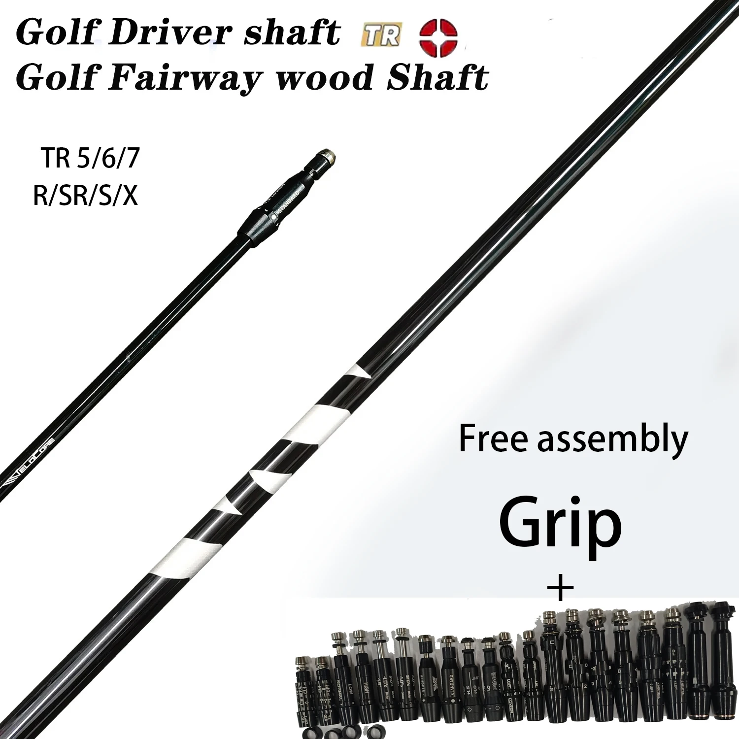 New Golf Clubs Shaft FJ-VU TR Black Flex 5/6/7 R/SR/S/X Graphite Shaft Driver and Wood Shafts Free Assembly Sleeve and Grip
New Golf Clubs Shaft FJ-VU TR Black Flex 5/6/7 R/SR/S/X Graphite Shaft Driver and Wood Shafts Free Assembly Sleeve and Grip