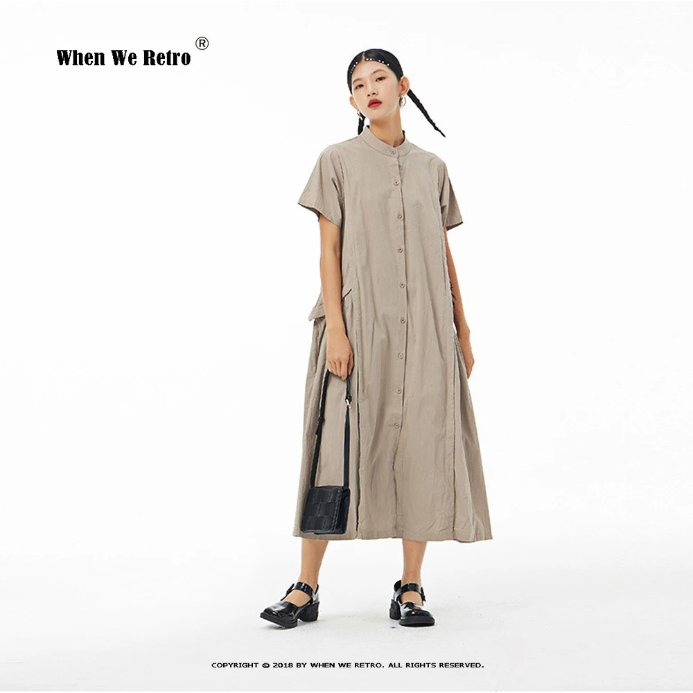 2023 Summer Korean New Women Loose Cotton Dresses Casual Turn-down Collar Solid Color Simple Short Sleeve Long Dresses VP0102
2023 Summer Korean New Women Loose Cotton Dresses Casual Turn-down Collar Solid Color Simple Short Sleeve Long Dresses VP0102