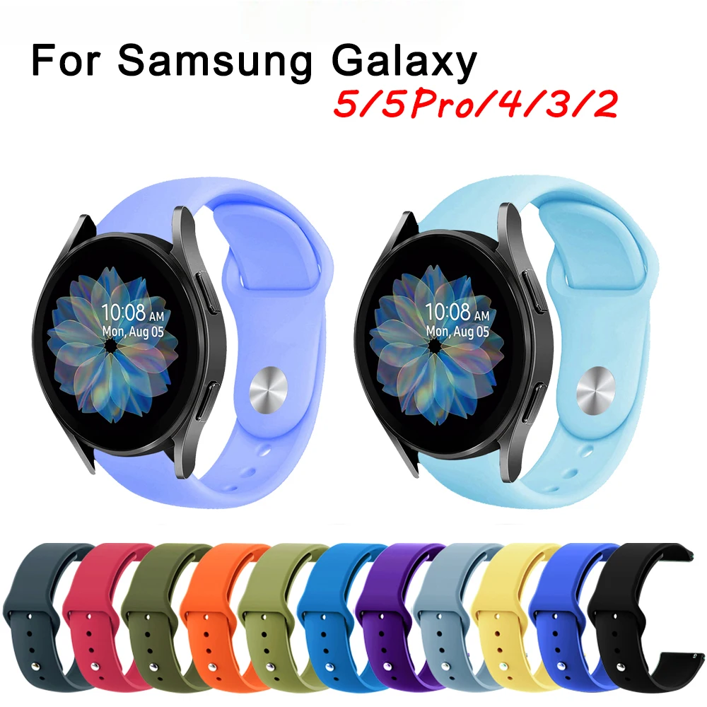 20mm22mm Adjustable Soft Silicone Sport Strap Replacement Wristbands for Samsung Galaxy Watch 4/5 40mm44mm 45mm Amazfit Bracelet
20mm22mm Adjustable Soft Silicone Sport Strap Replacement Wristbands for Samsung Galaxy Watch 4/5 40mm44mm 45mm Amazfit Bracelet
