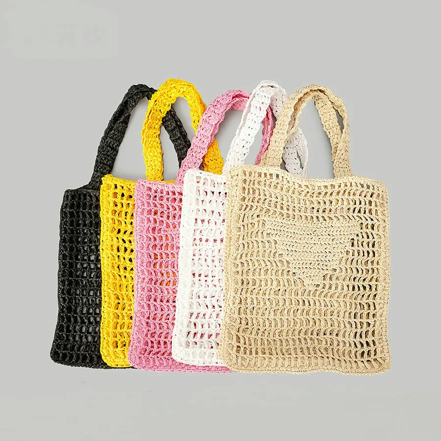 Hollow NO Letter Straw Woven Handbag Fashion Totebag Woven Women's Shoulder Bag Summer Beach Handbag Storage Bag Organizers Bags
Hollow NO Letter Straw Woven Handbag Fashion Totebag Woven Women's Shoulder Bag Summer Beach Handbag Storage Bag Organizers Bags